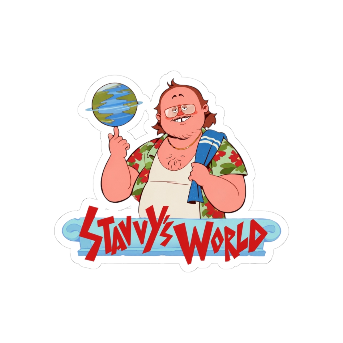 Stavvy's World Sticker | Stavros Halkias