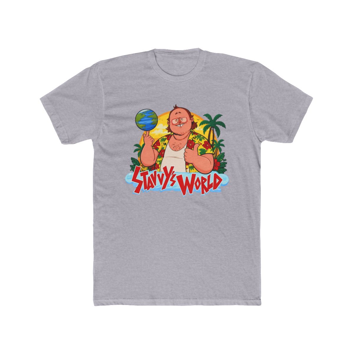 Stavros Halkias Stavvy's World Tee | Custom prints store | T-shirts, face masks - alternate angle 4, merchandise