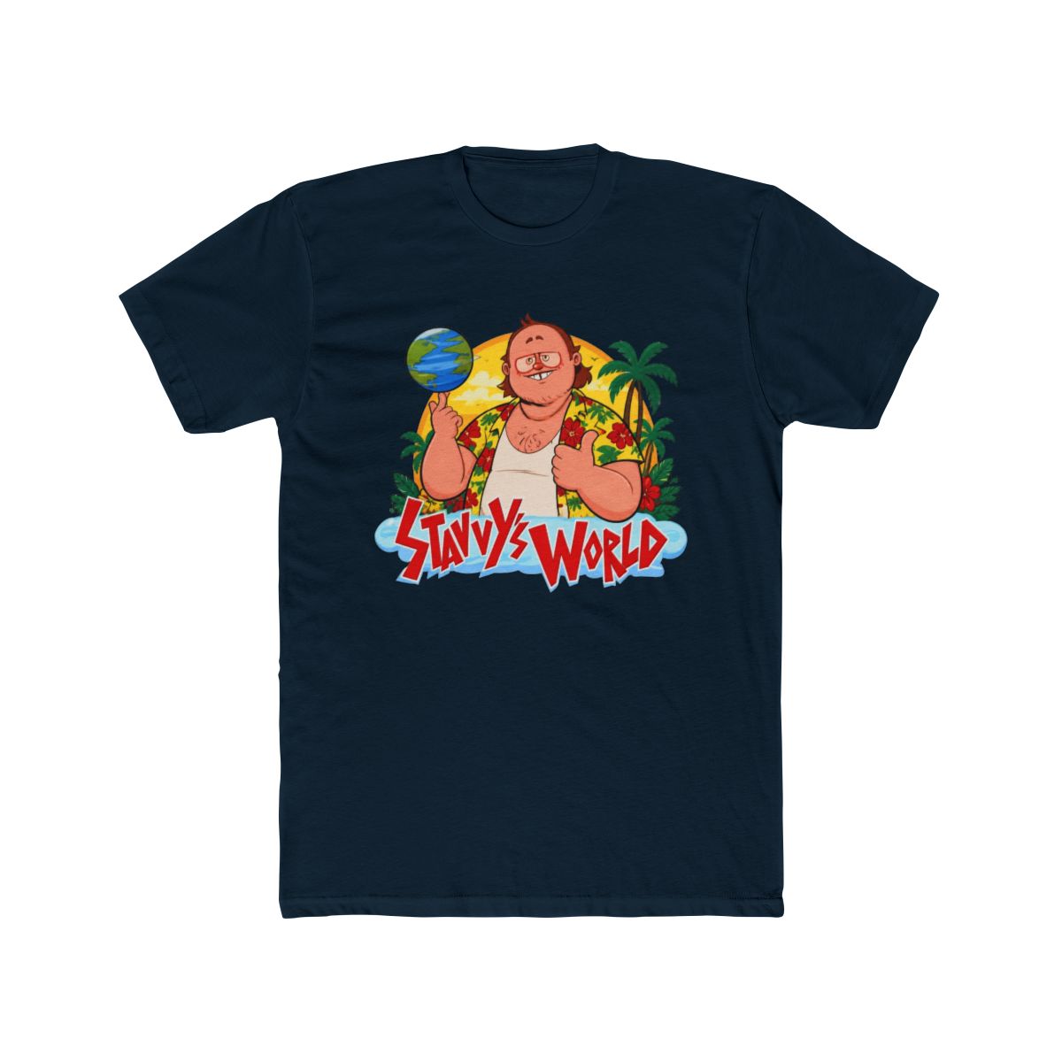 Stavros Halkias Stavvy's World Tee | Custom prints store | T-shirts, face masks