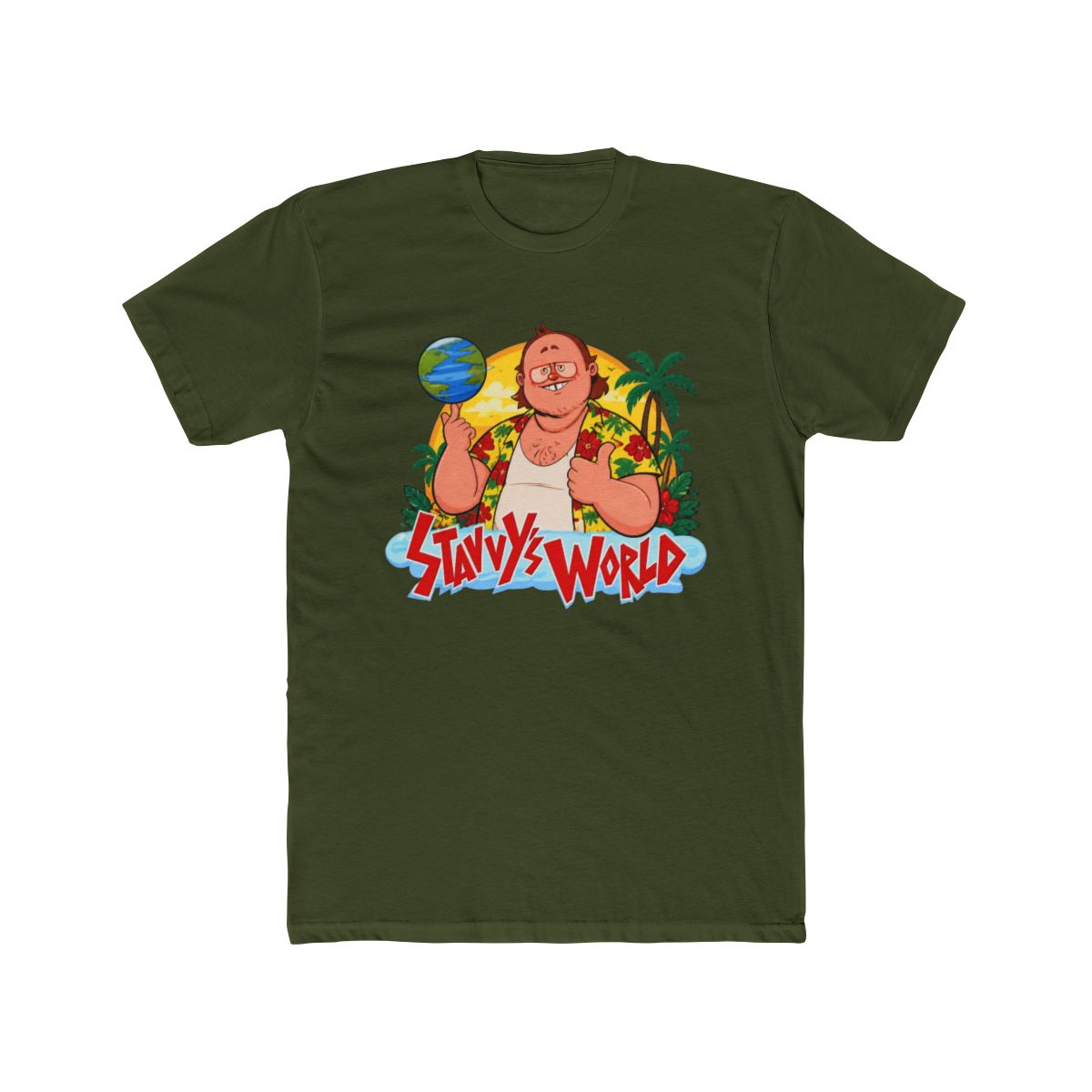 Stavros Halkias Stavvy's World Tee | Custom prints store | T-shirts, face masks - alternate angle 5, merchandise