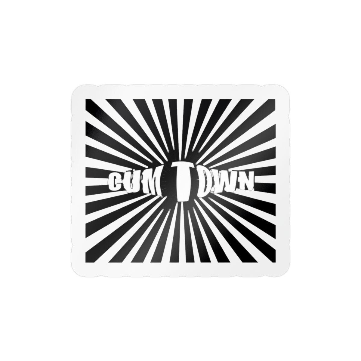 Cum Town Sticker | Funny Podcast Fan Vinyl Decal | Stavros Halkias - alternate angle 4, merchandise
