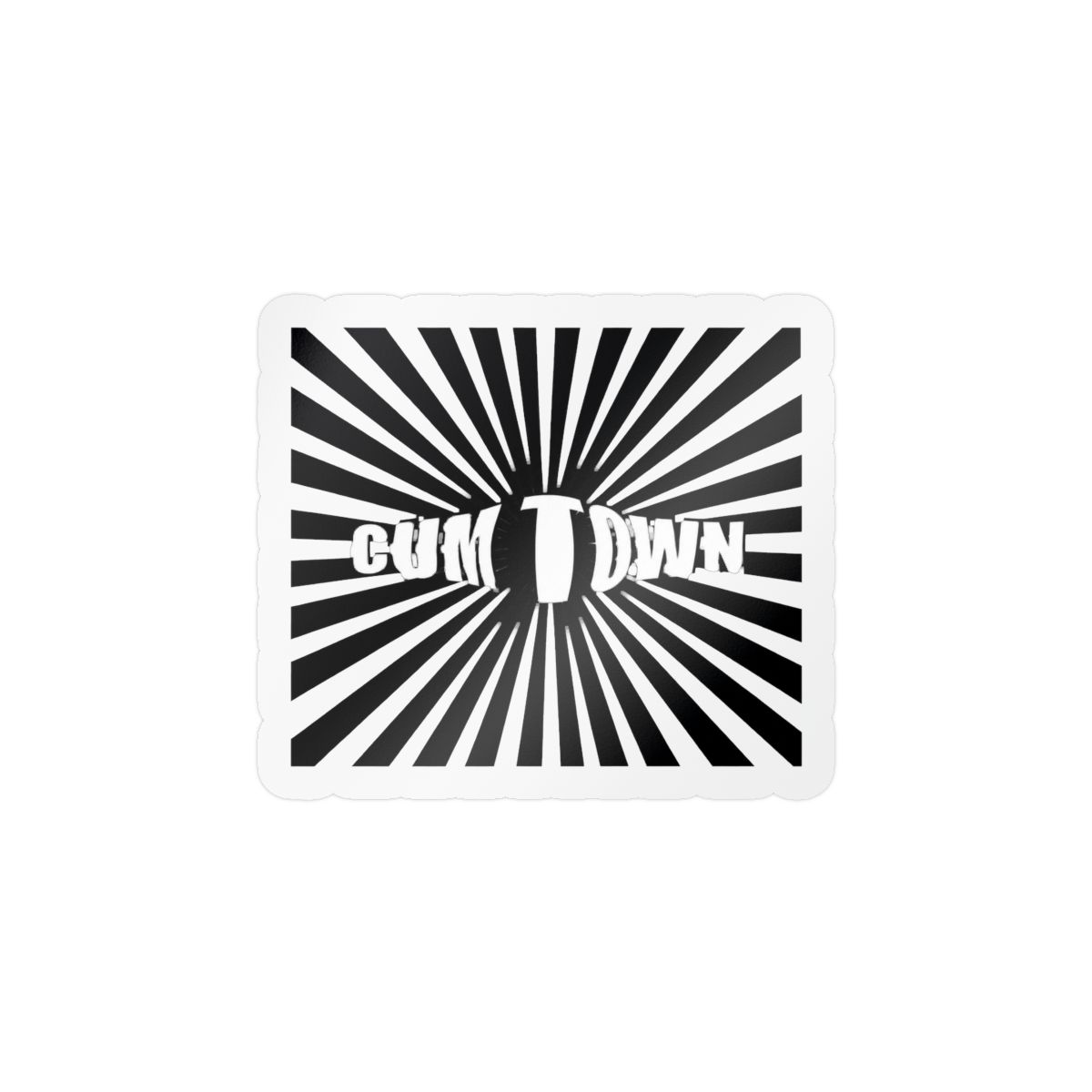 Cum Town Sticker | Funny Podcast Fan Vinyl Decal | Stavros Halkias - alternate angle 5, merchandise