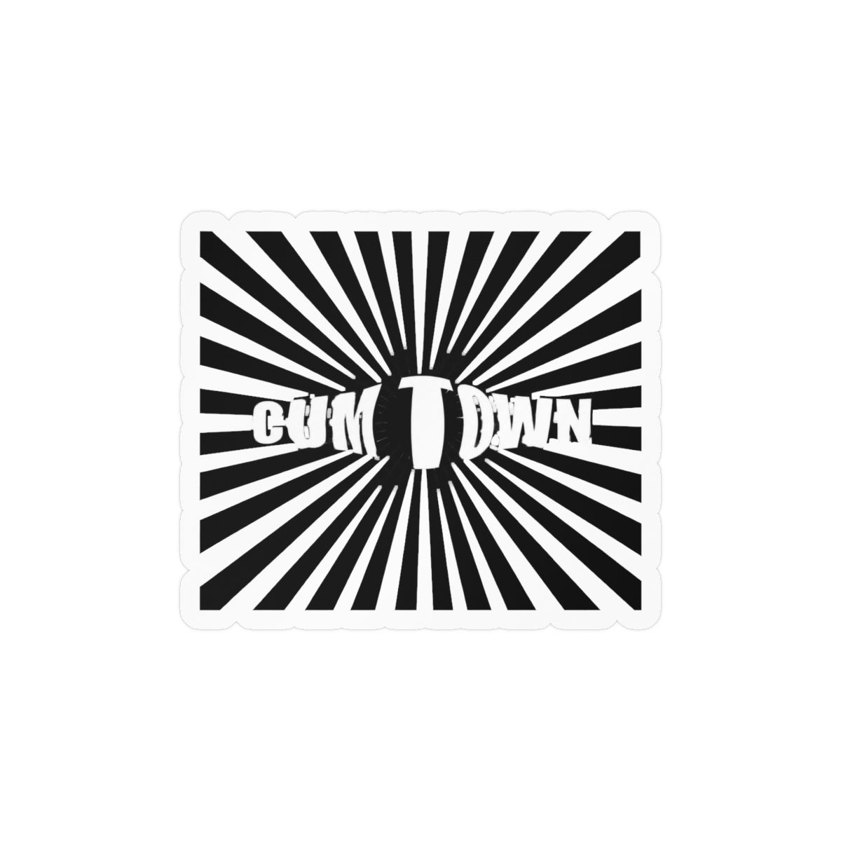 Cum Town Sticker | Funny Podcast Fan Vinyl Decal | Stavros Halkias - alternate angle 3, merchandise