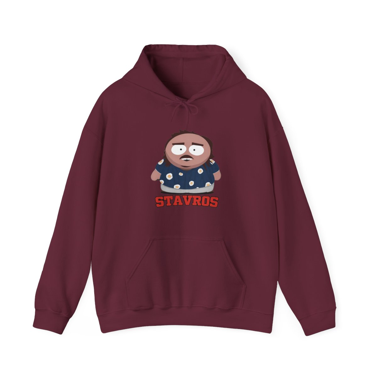 If Stavros Halkias Was a South Park Character (Blue)" Pullover Hoodie for Sale by ThisShouldBaT - alternate angle 3, merchandise