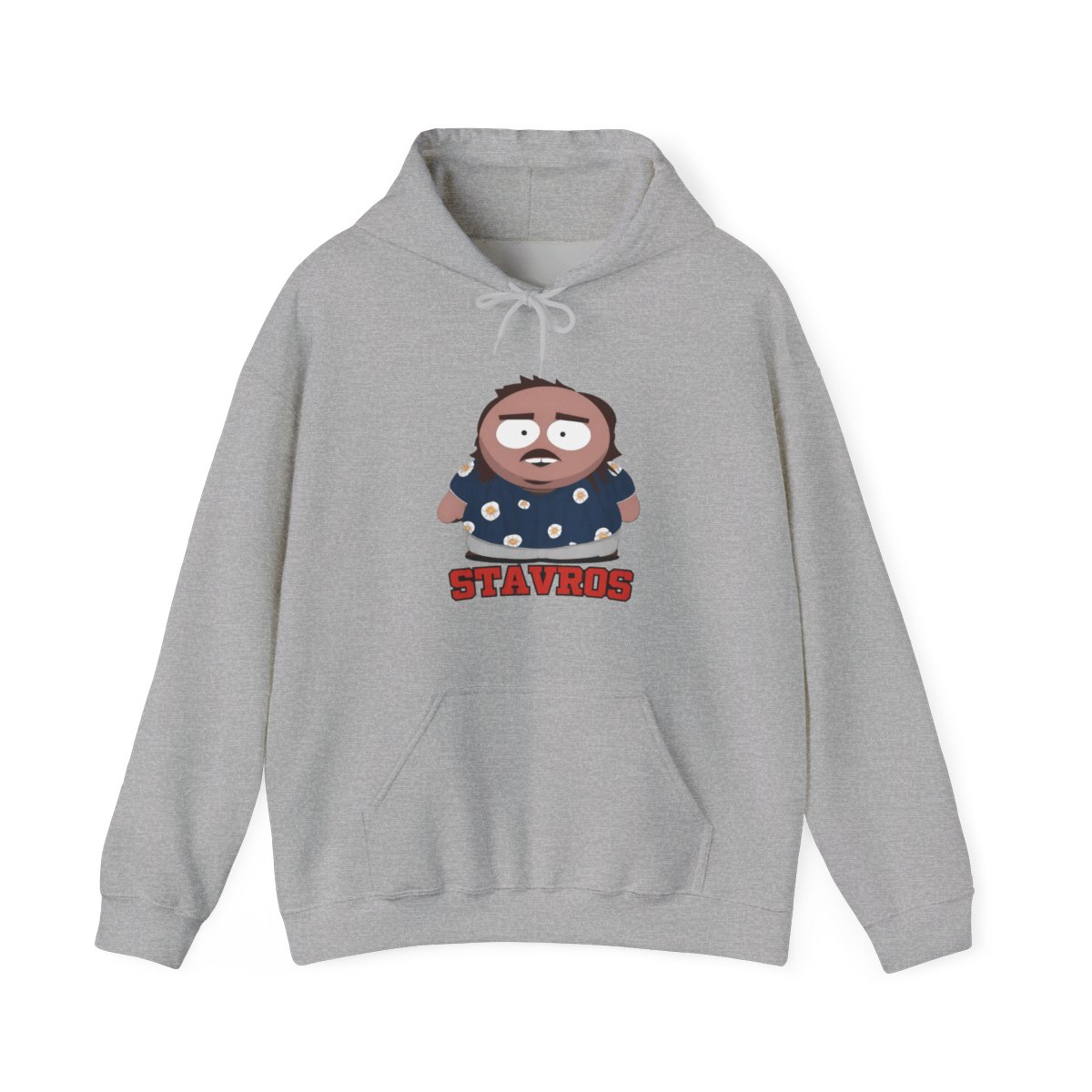 If Stavros Halkias Was a South Park Character (Blue)" Pullover Hoodie for Sale by ThisShouldBaT - alternate angle 2, merchandise