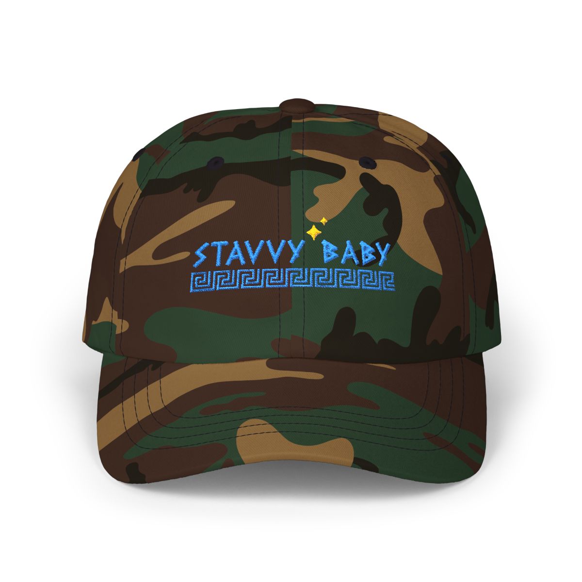 Stavvy Baby Corduroy Hat | Stavros Halkias Dad Hat | Comedy Podcast Gift | Stavvy's World Cap | Custom Color Adjustable - alternate angle 4, merchandise