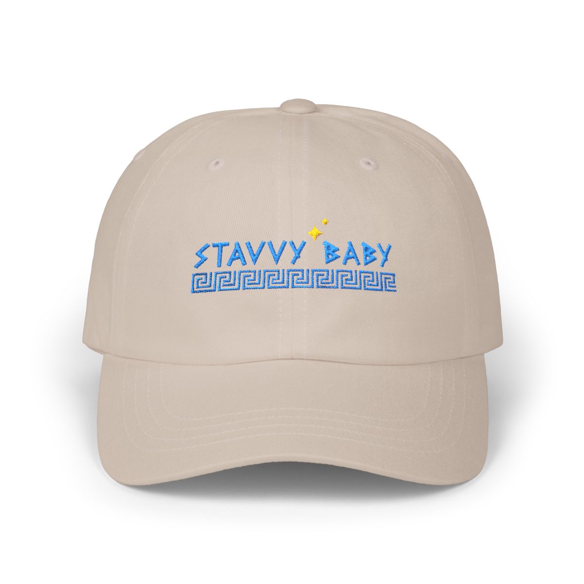 Stavvy Baby Corduroy Hat | Stavros Halkias Dad Hat | Comedy Podcast Gift | Stavvy's World Cap | Custom Color Adjustable - alternate angle 2, merchandise