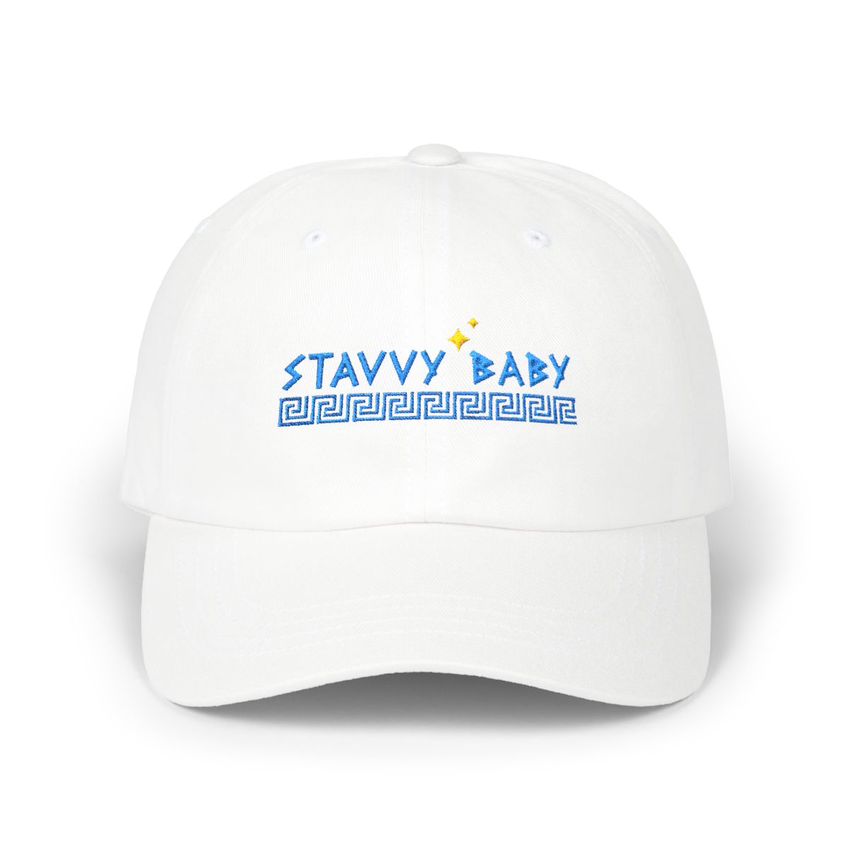 Stavvy Baby Corduroy Hat | Stavros Halkias Dad Hat | Comedy Podcast Gift | Stavvy's World Cap | Custom Color Adjustable - Official Hats & Caps merchandise